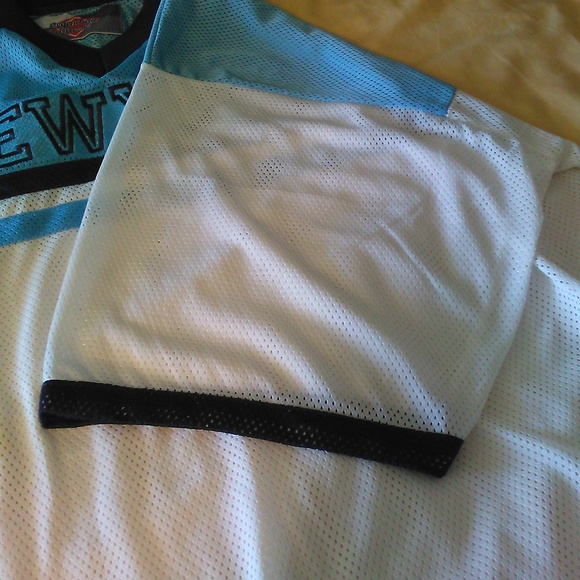 BNWOT VINTAGE NEW YORK JERSEY BY LEGENDARY CLASSICS SZ. XL WHITE, BLUES - Picture 5 of 7